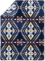 PENDLETON　ペンドルトン　ひざかけ　ブランケット　クイーン　ネイビー ペンドルトンもこもこブランケットPENDLETONクイーン ネイビー